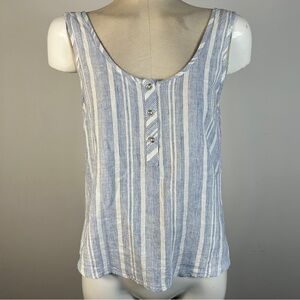 Gentle Fawn Striped Blue and White Camisole XS